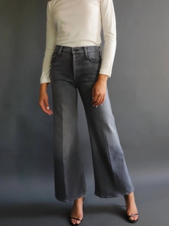 MOTHER Denim - Mother Tomcat Roller in Digging up Dirt (Grey) size 27